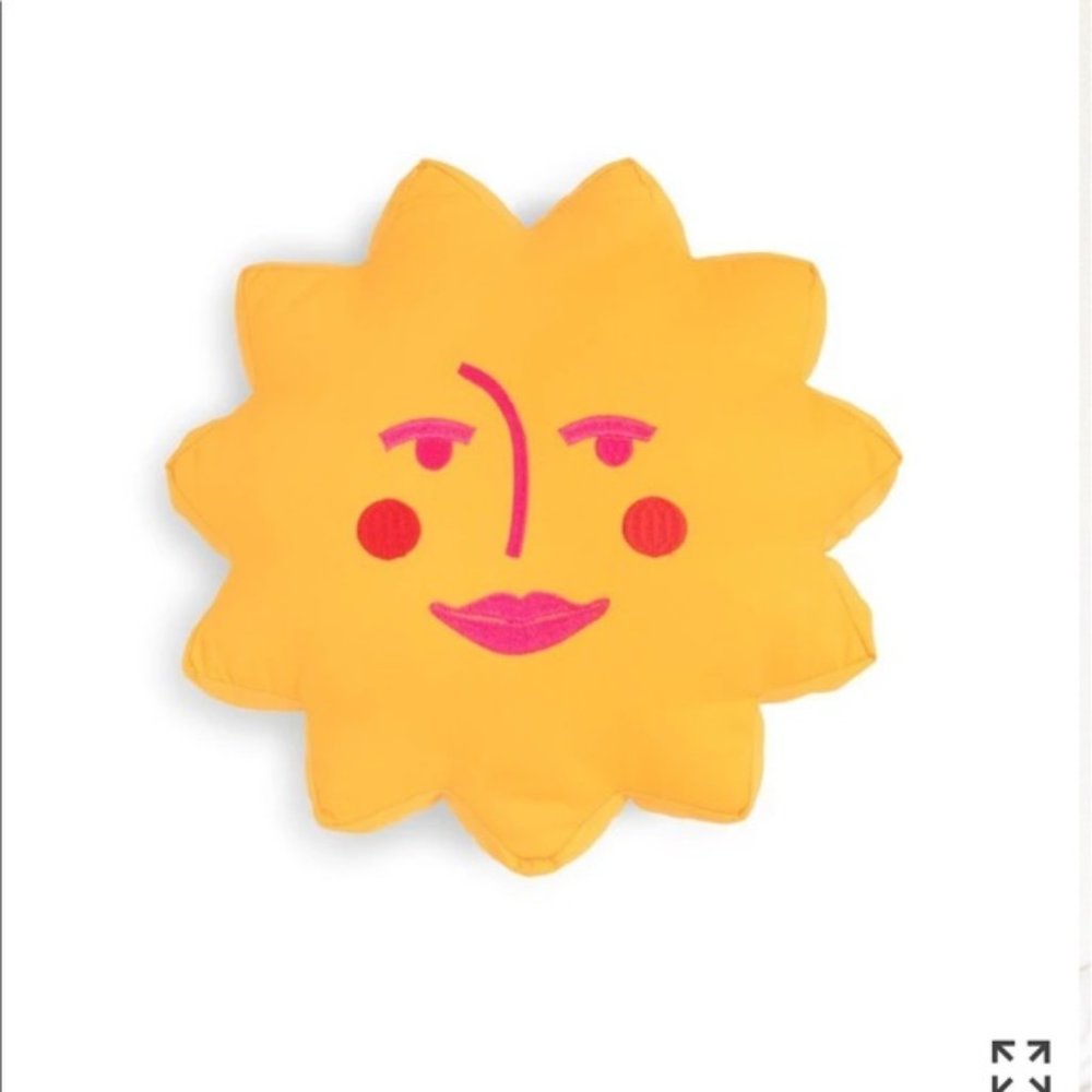 Ban.do Sun Shaped Golden Girl Throw Accent Pillow